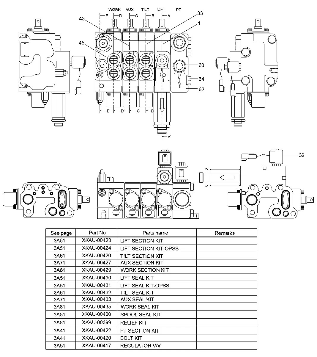 XKAU-00420 Empilhadeira Hyundai 25-30-33LF-7