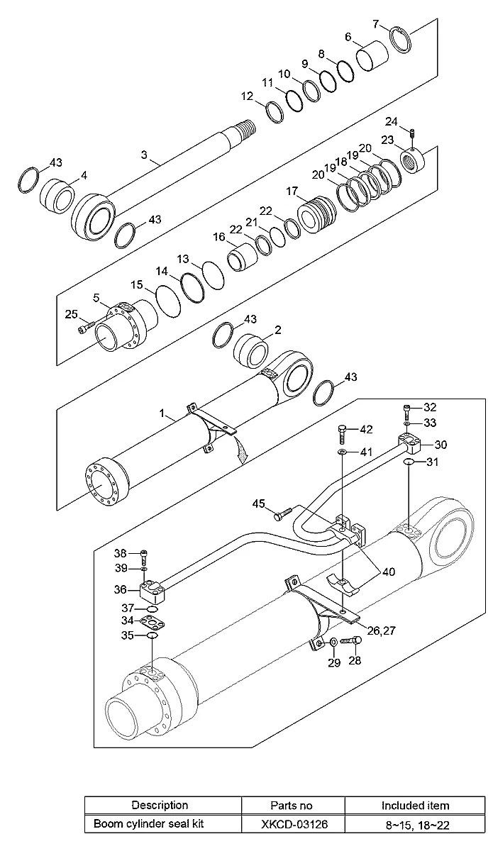XKCD-00430 Escavadeira de esteiras Hyundai R800-7A