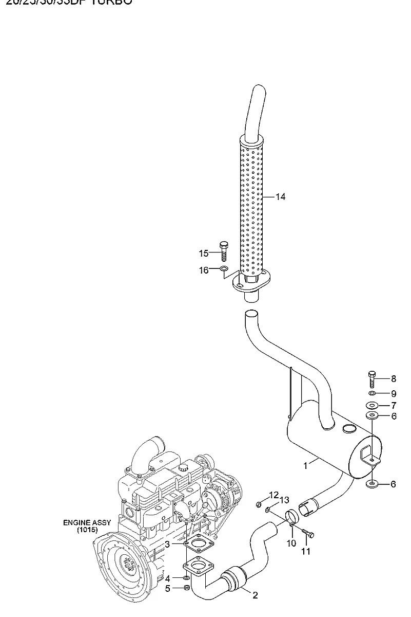 13HN-40101 Empilhadeira Hyundai 33DT-7