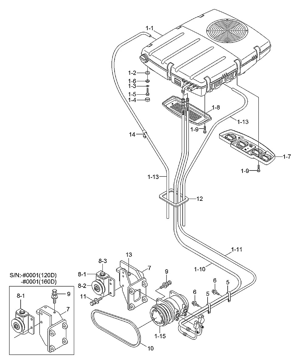 11FT-95000 Empilhadeira Hyundai 100-120-135-160D-7