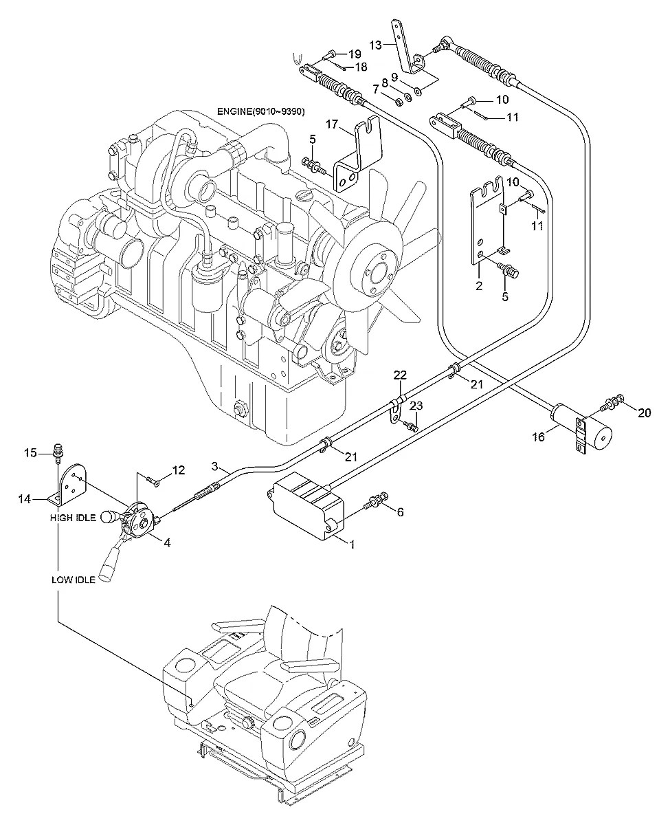 S141-080142 Escavadeira de esteiras Hyundai RC215C-7H