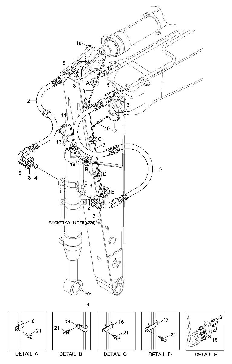 P843-042011 Escavadeira de esteiras Hyundai R235LCR-9