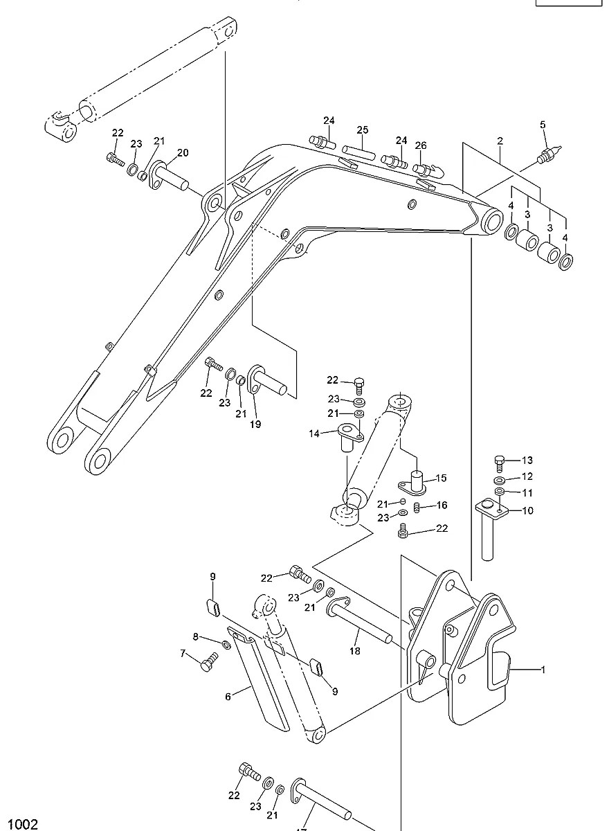 XJDH-00554 Escavadeira de esteiras Hyundai R75-7