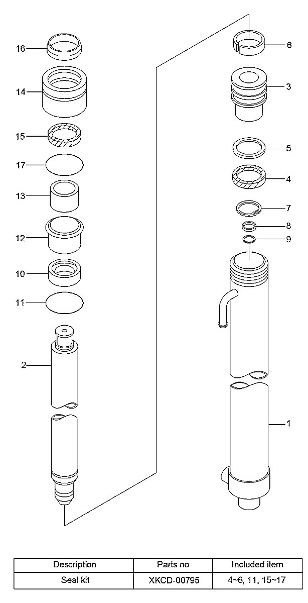 XKCD-00825 Empilhadeira Hyundai 14-15-18BR-7 