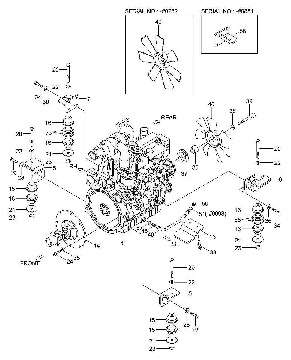 15449-74151 Mini carregadeira Hyundai HSL850-7A