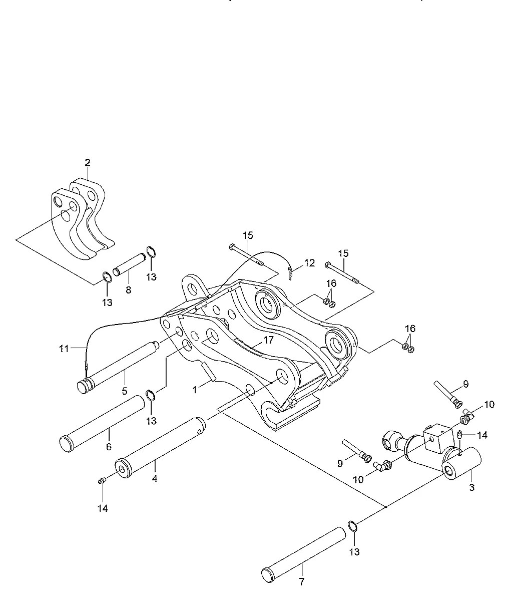 31Q4-96840 Escavadeira de esteiras Hyundai R140LC-9S