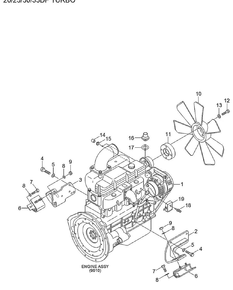 13HN-30100 Empilhadeira Hyundai 33DT-7
