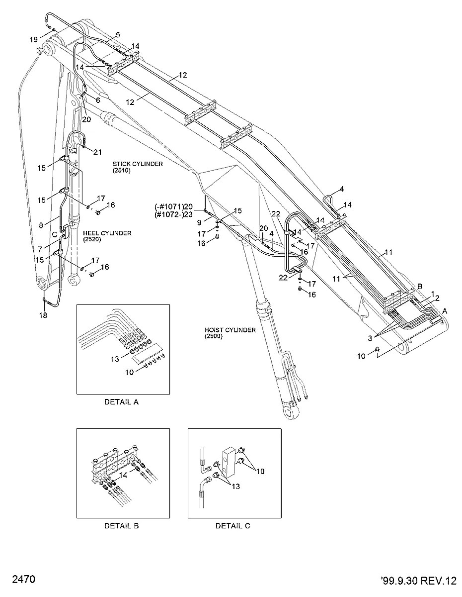 31FL-70051 Equipamento florestal Hyundai R290RB-3