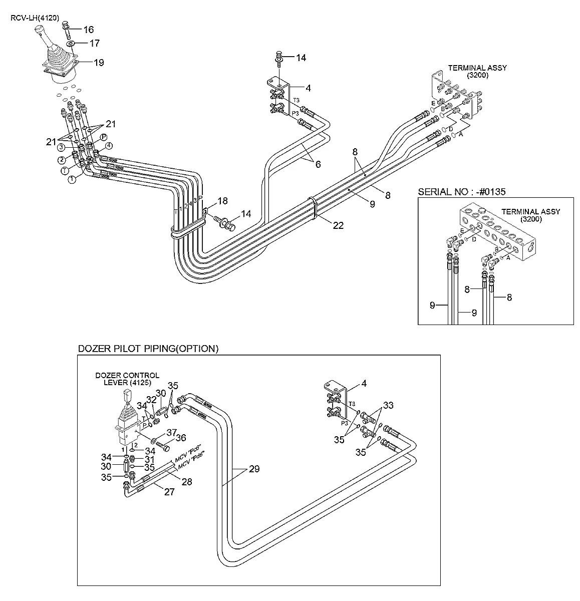 P920-042035 Escavadeira de esteiras Hyundai R180LC-9S