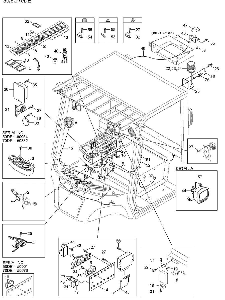 21L6-06240 Empilhadeira Hyundai 50-60-70D-7E