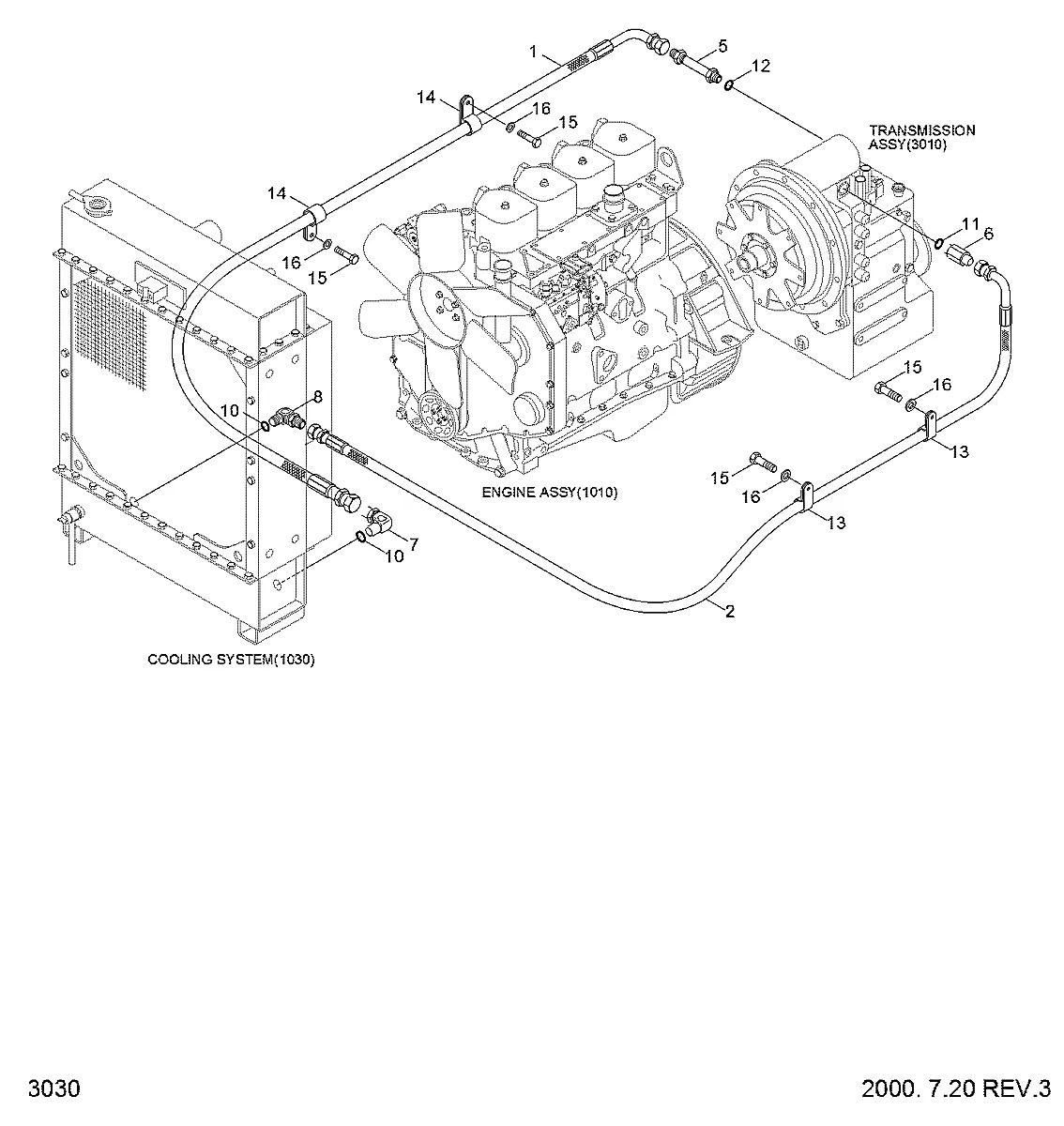 P620-122033 Trator de esteira Hyundai H70-LGP