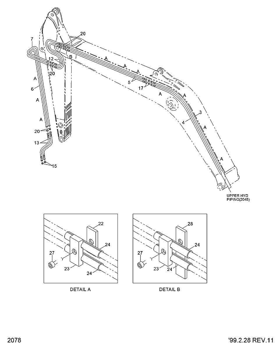P060-100001 Escavadeira de esteiras Hyundai R290LC-3H
