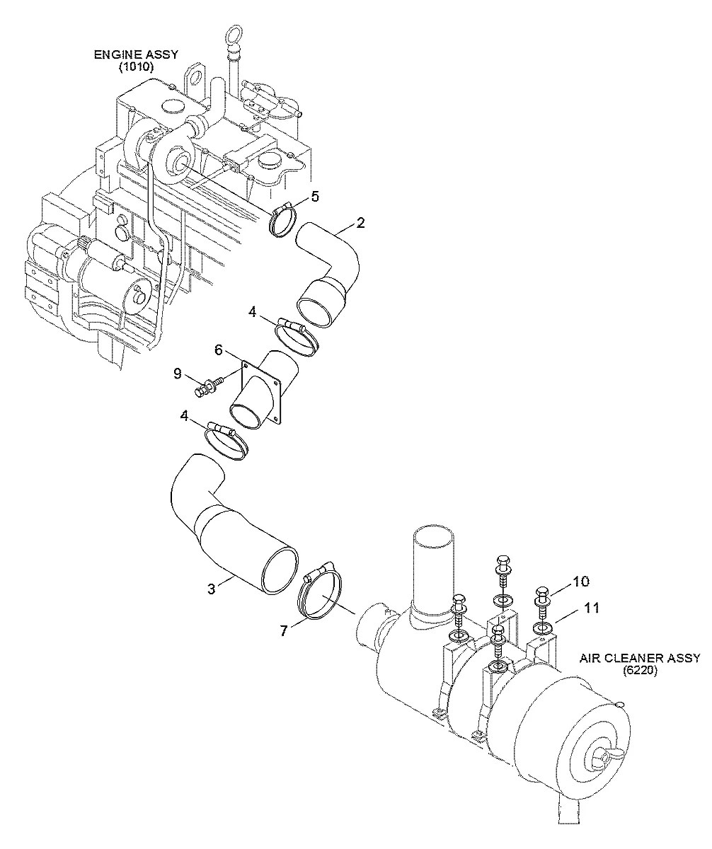 11N3-DA0040 Escavadeira de esteiras Hyundai R140LC-9V