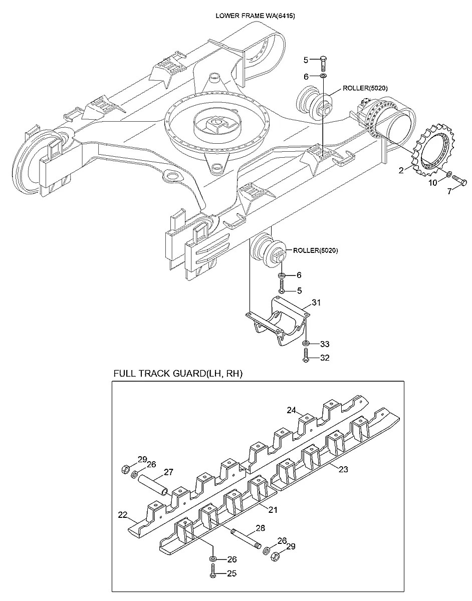 S207-241002 Escavadeira de esteiras Hyundai R330LC-9A