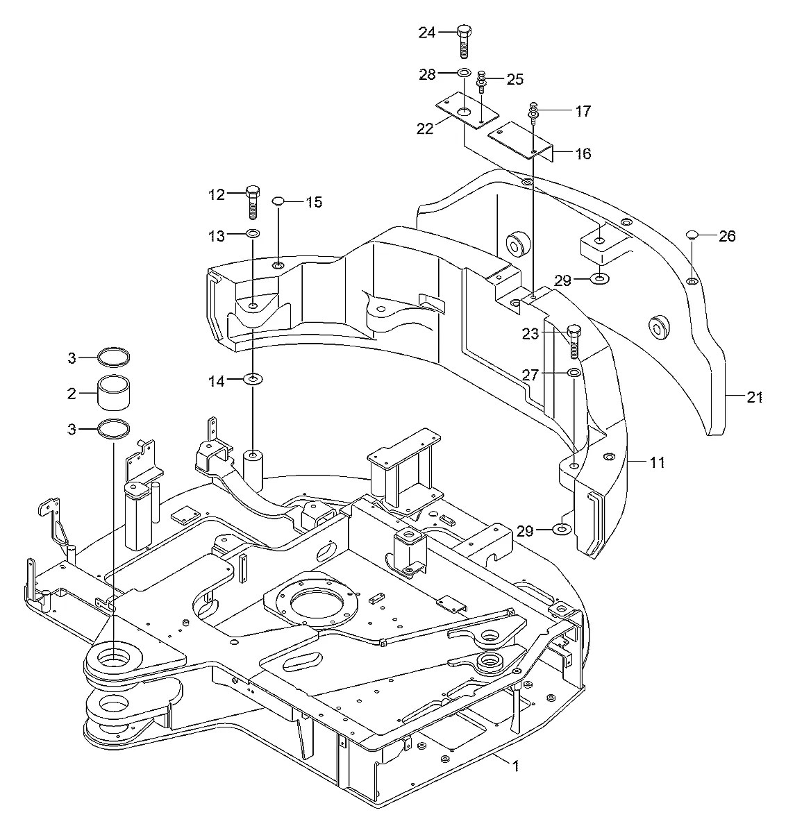 41Q1-21070 Escavadeira de esteiras Hyundai R80CR-9A
