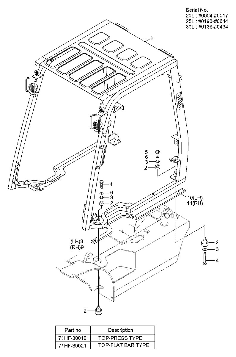 71FY-31031 Empilhadeira Hyundai 30L-7