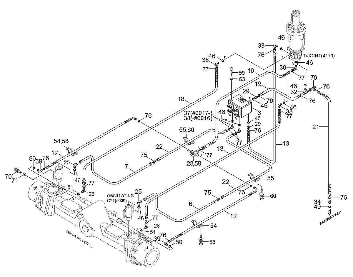 P933-043024 Escavadeira de rodas Hyundai R200W-7