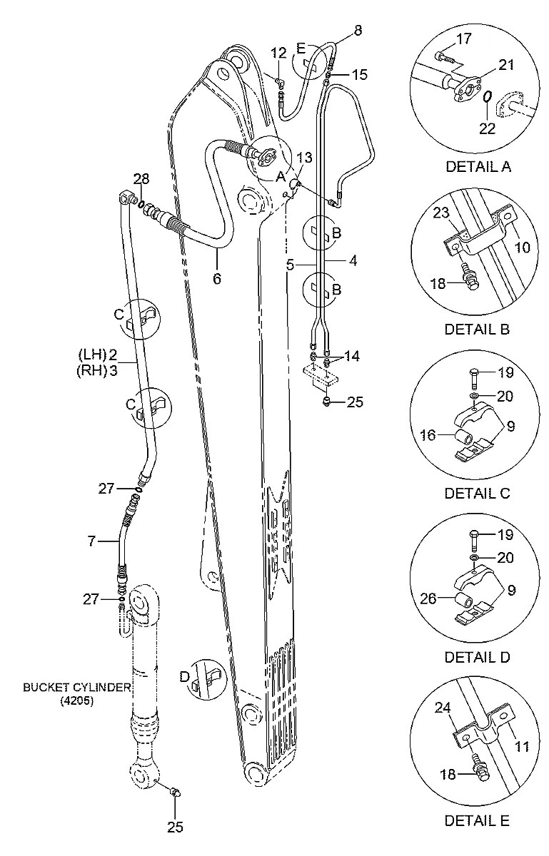 31N6-66120 Escavadeira de esteiras Hyundai RC215C-7