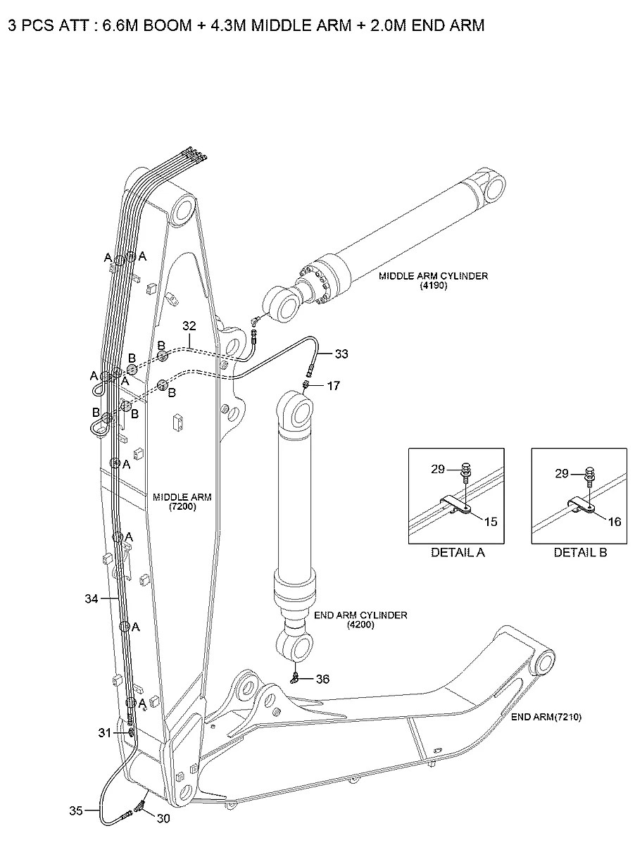 P840-042075 Escavadeira de esteiras Hyundai R380LC-9MH