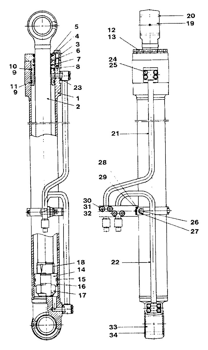 707-86-05910 Escavadeira de rodas Hyundai R120W