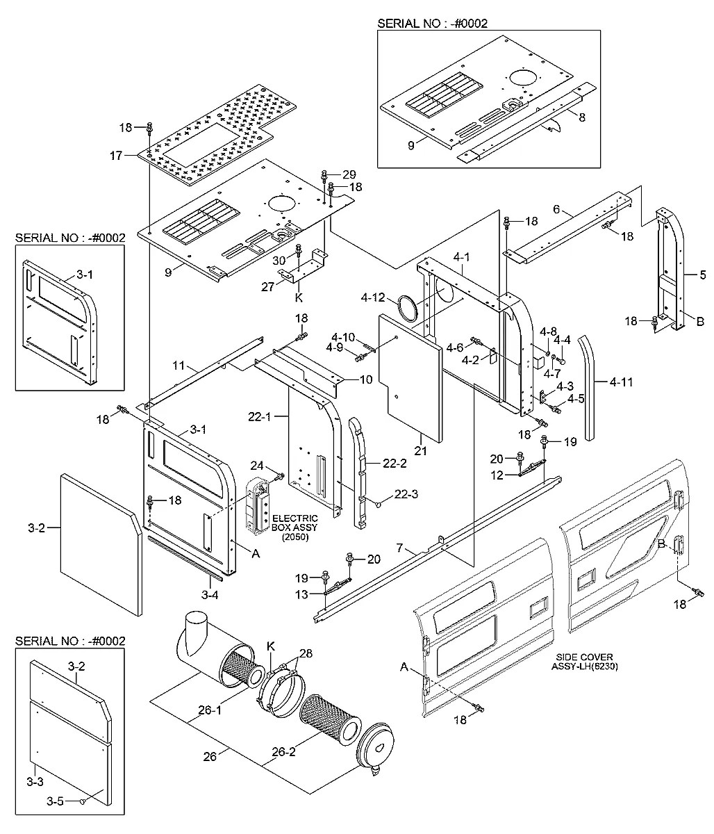 73KB-52315 Escavadeira de esteiras Hyundai HX520 L