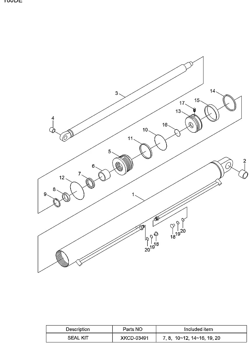 XKCD-03485 Empilhadeira Hyundai 180D-7E