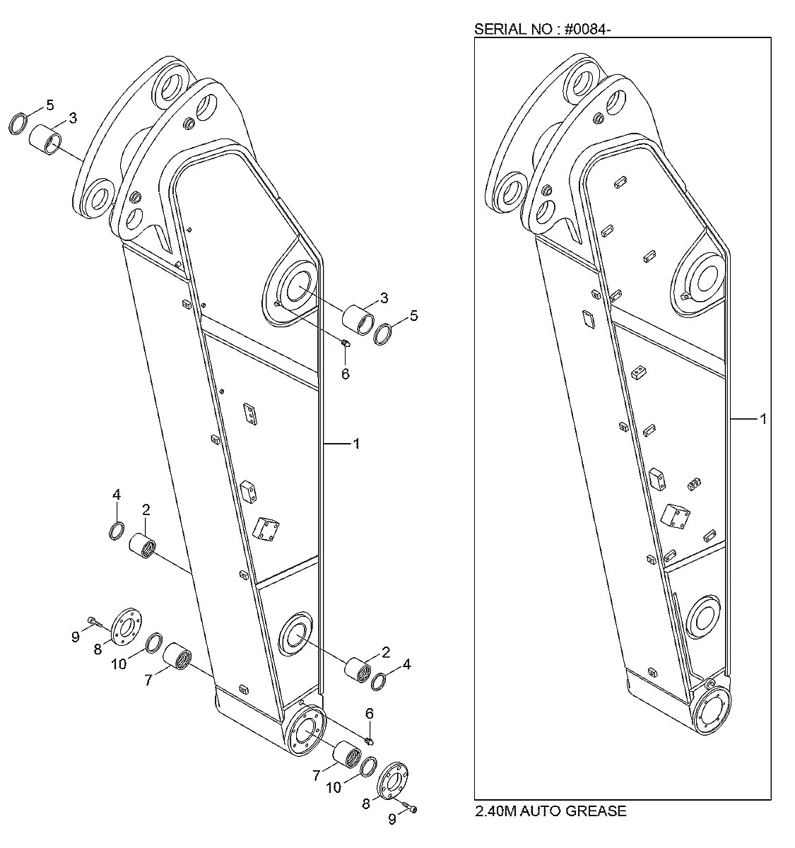 63QB-20200 Escavadeira de esteiras Hyundai R520LC-9