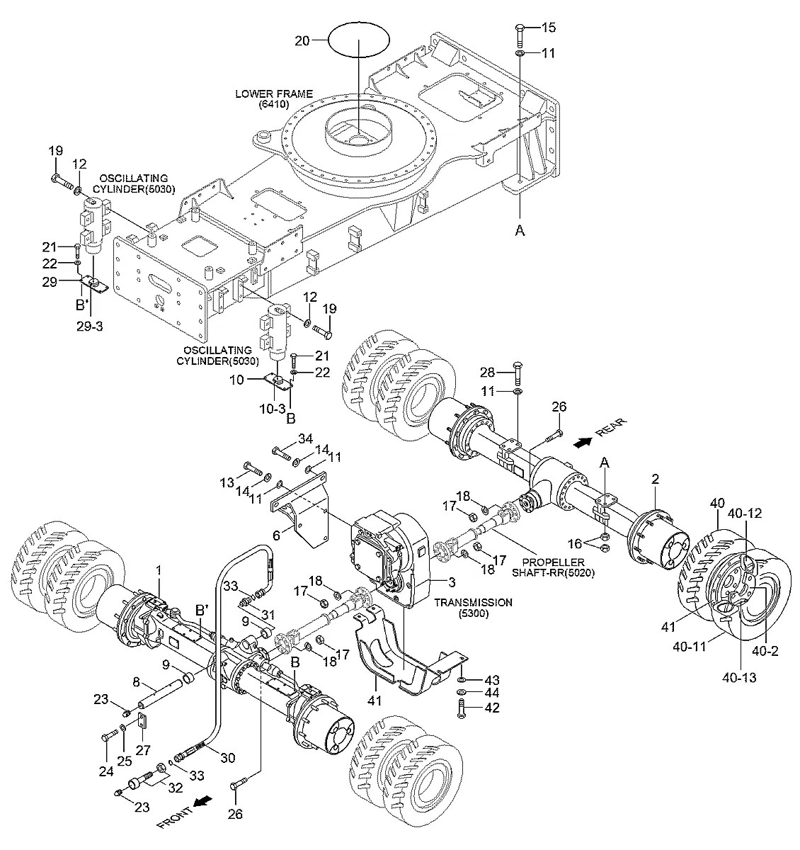 81Q5-40222 Escavadeira de rodas Hyundai R170W-9S