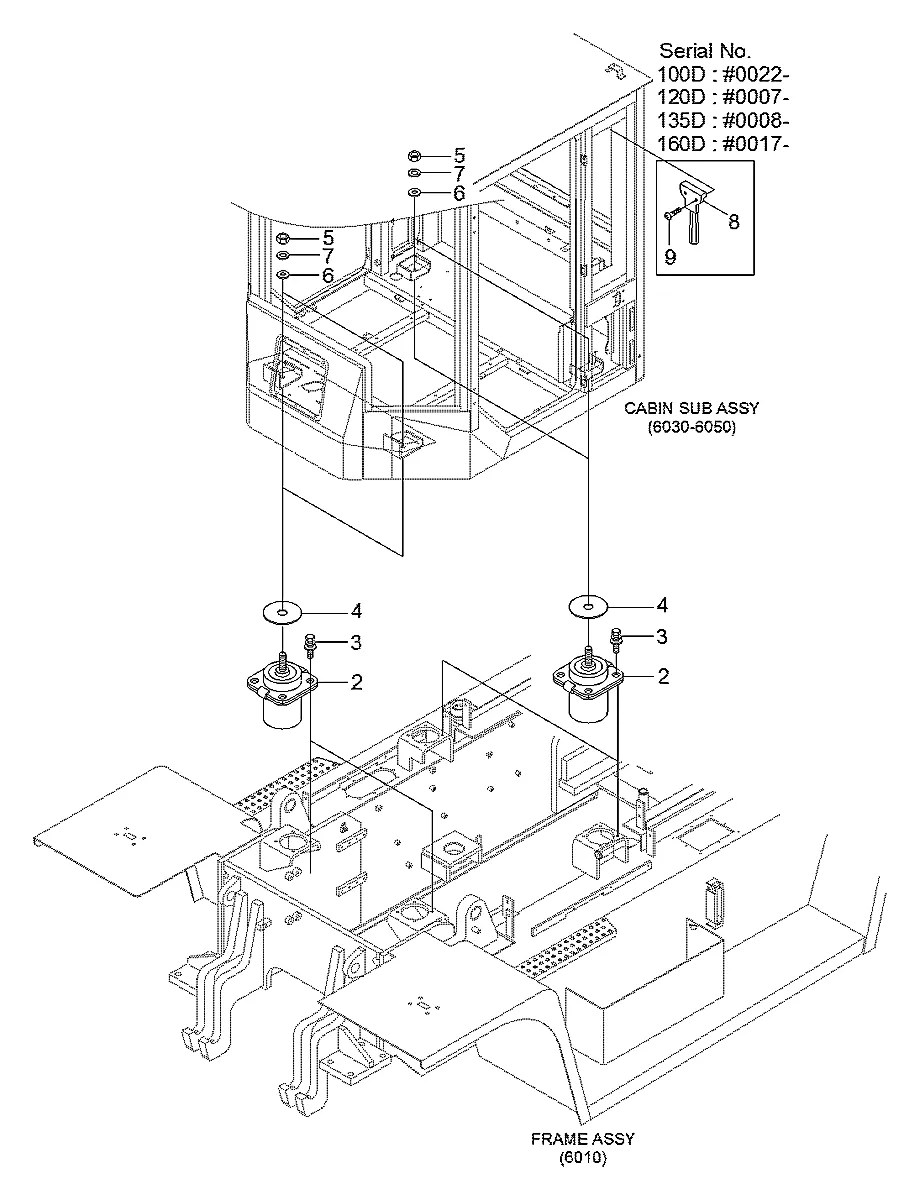 20FT-11010 Empilhadeira Hyundai 100-120-135-160D-7