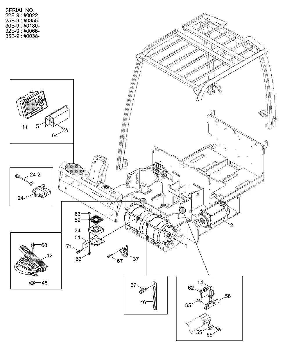 21FH-92050 Empilhadeira Hyundai 22-25-30-32-35B-9