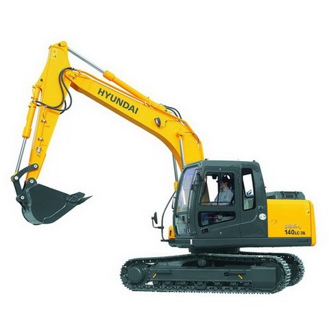 XJAF-02430 Escavadeira de esteiras Hyundai R140LC-7A