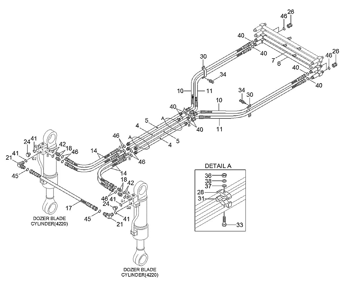 P913-047013 Escavadeira de rodas Hyundai R200W-7