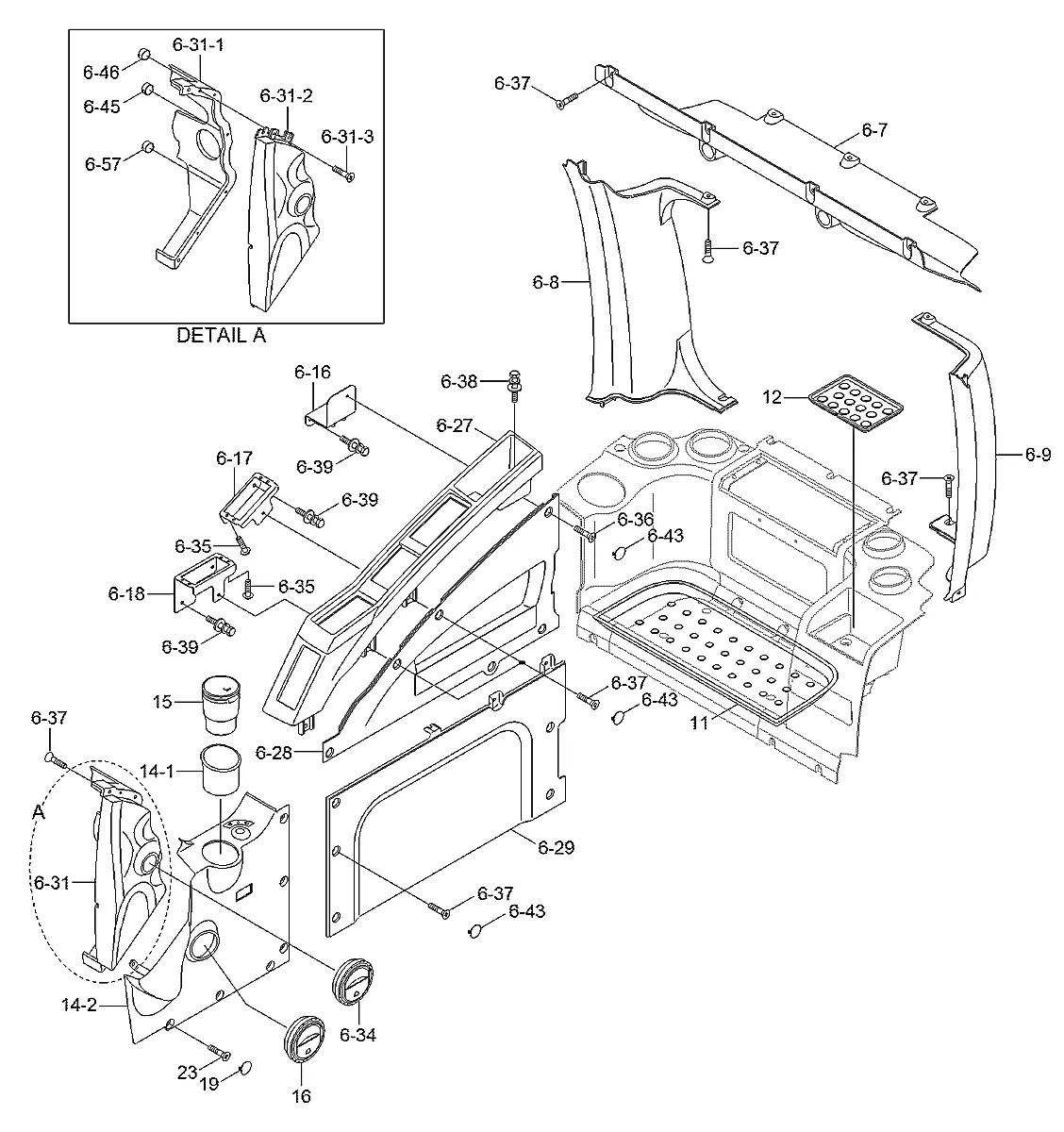 71Q6-22770 Escavadeira de esteiras Hyundai R800LC-9 FS