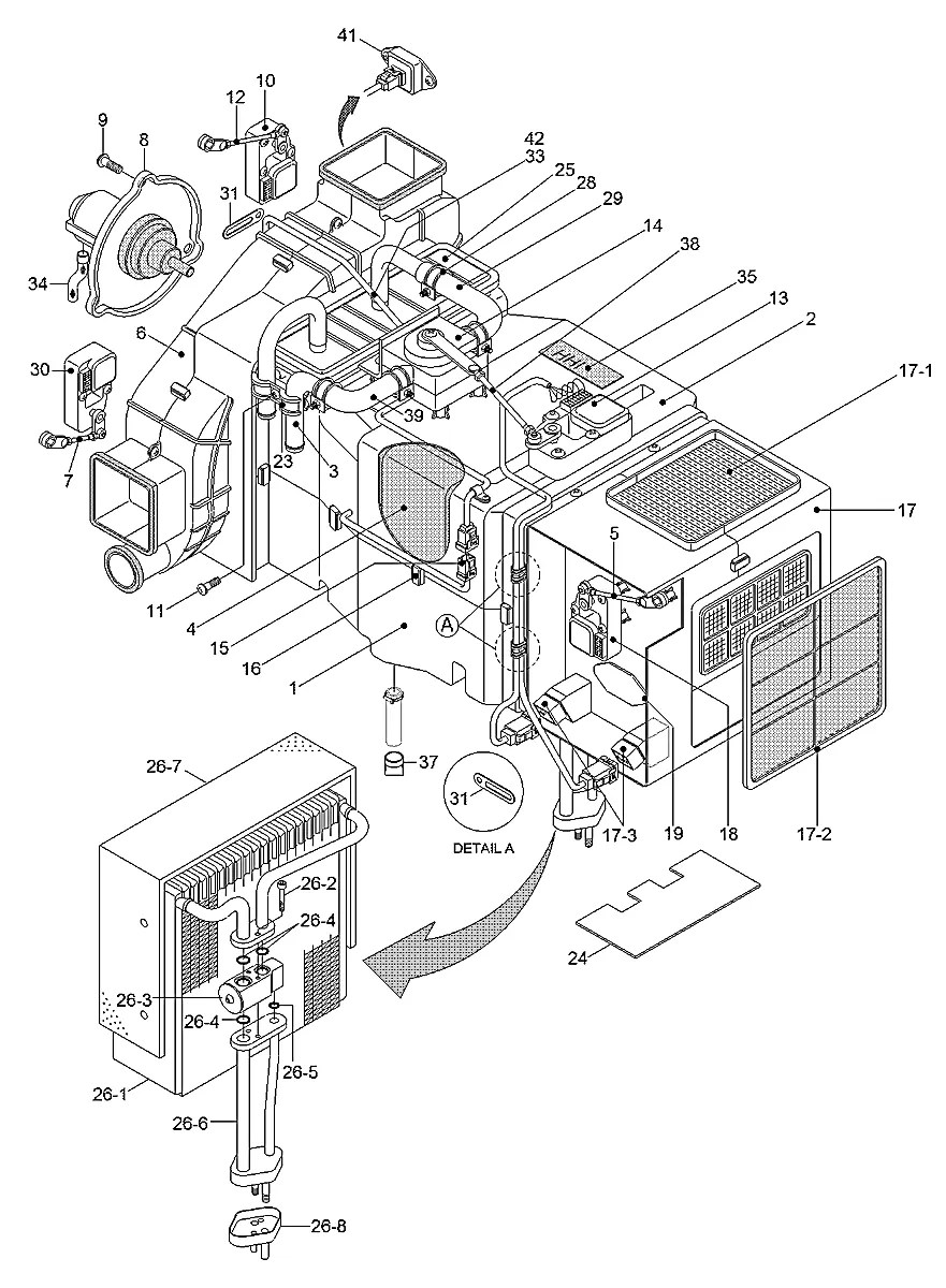 AH001412 Escavadeira de esteiras Hyundai R800LC-7A