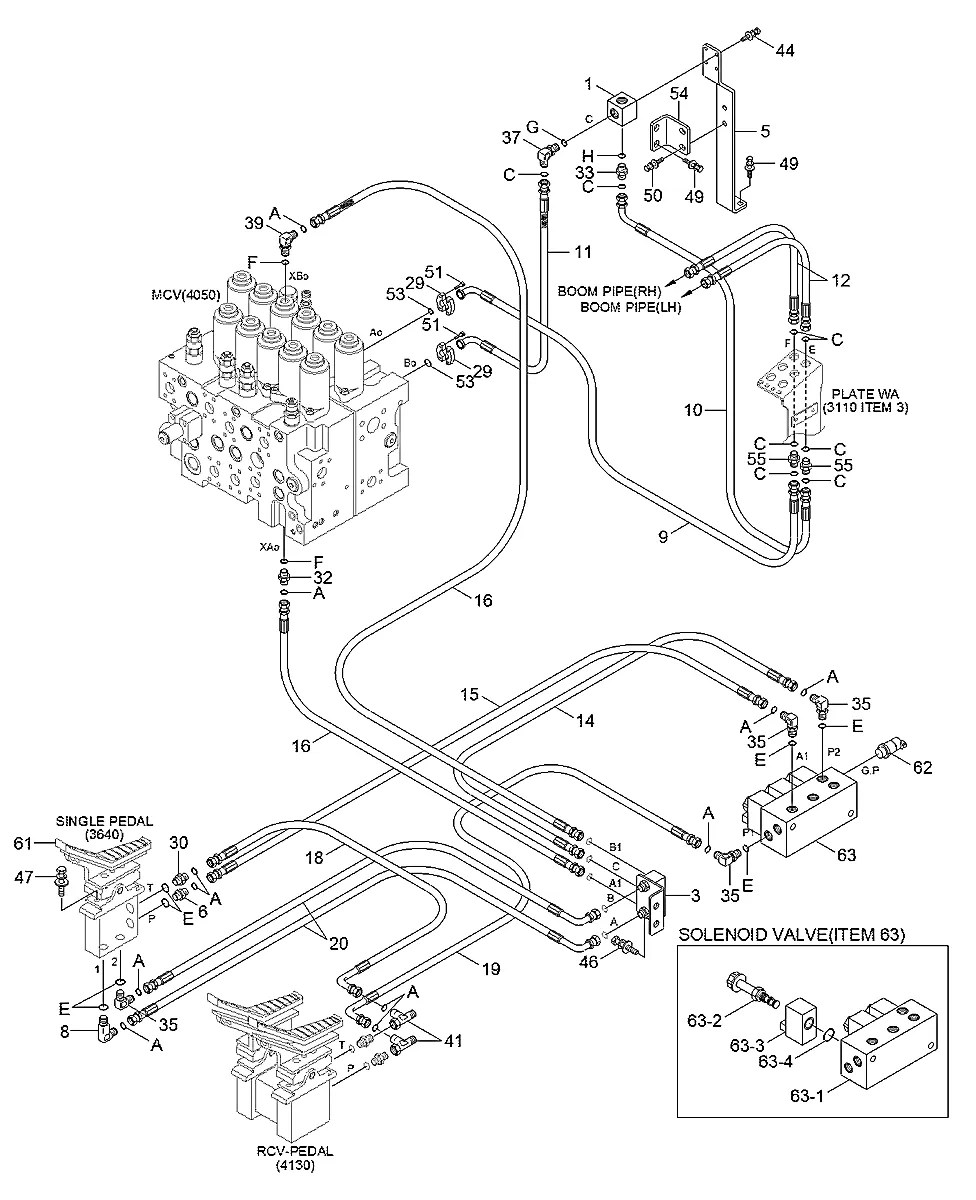 P910-042070 Escavadeira de esteiras Hyundai R235LCR-9