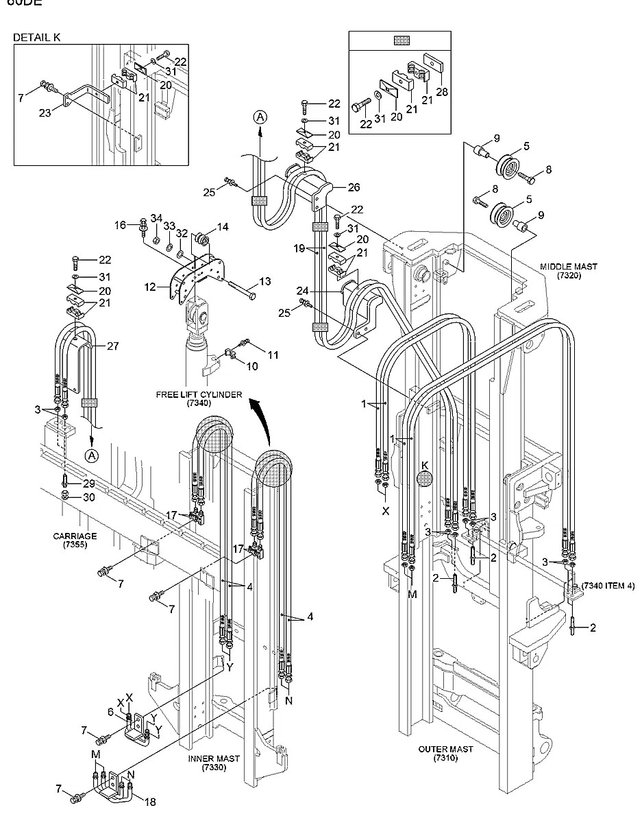 S035-125526 Empilhadeira Hyundai 80D-7E ACE