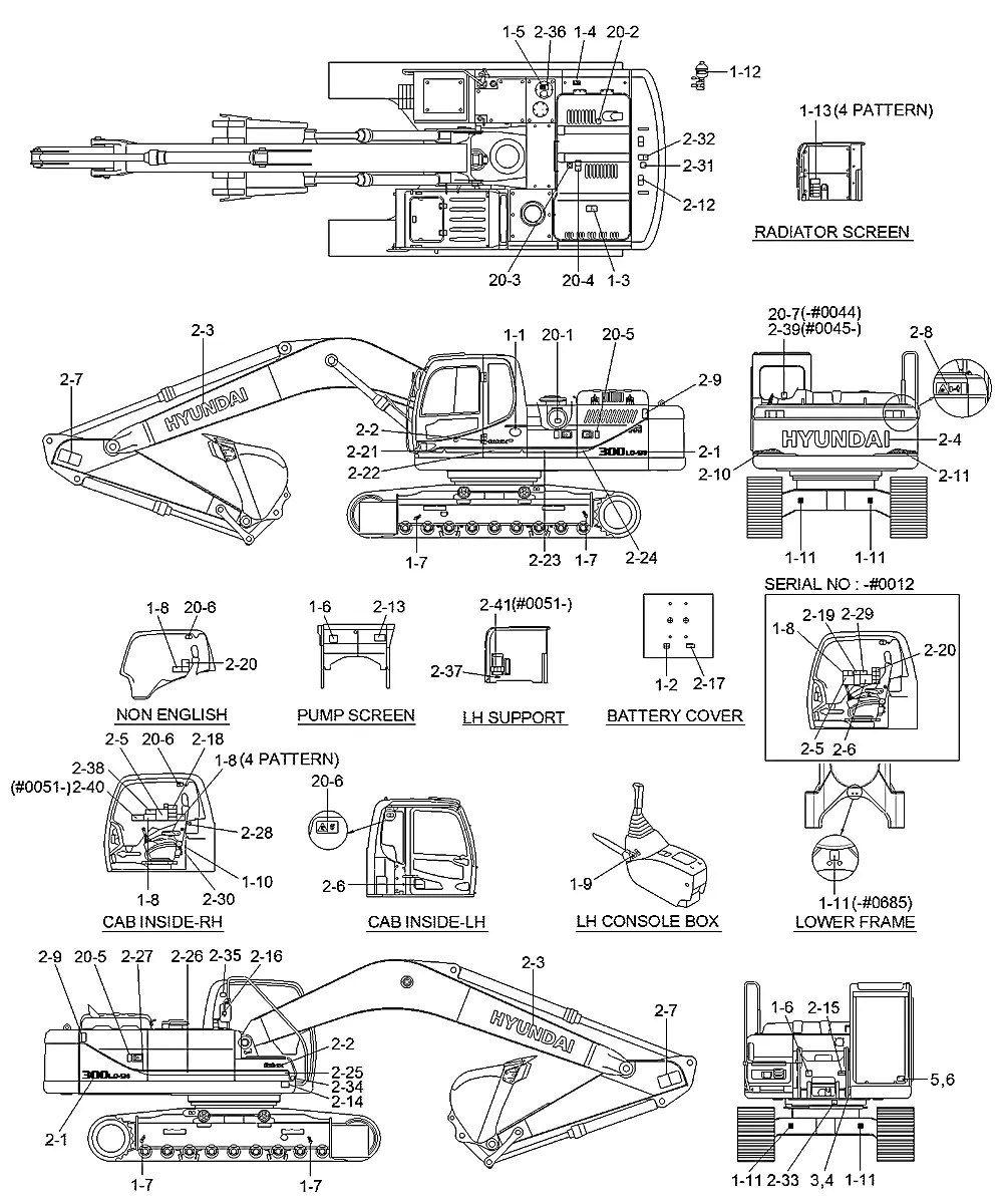 98Q8-10022 Escavadeira de esteiras Hyundai R300LC-9S