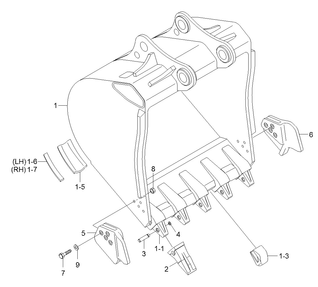 S411-180006 Escavadeira de esteiras Hyundai R300LC-9A