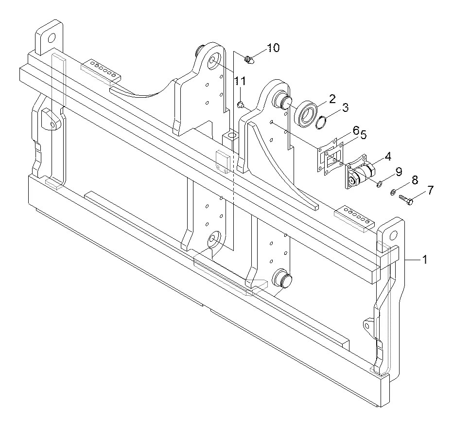 63FT-18380 Empilhadeira Hyundai 110-130-140-160D-7E