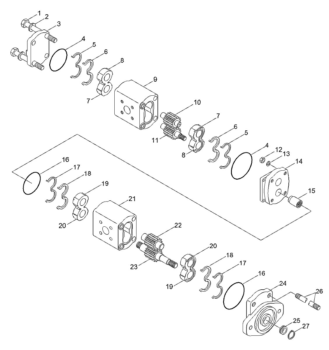 35D2-10010 Trator de esteira Hyundai H80-LGP