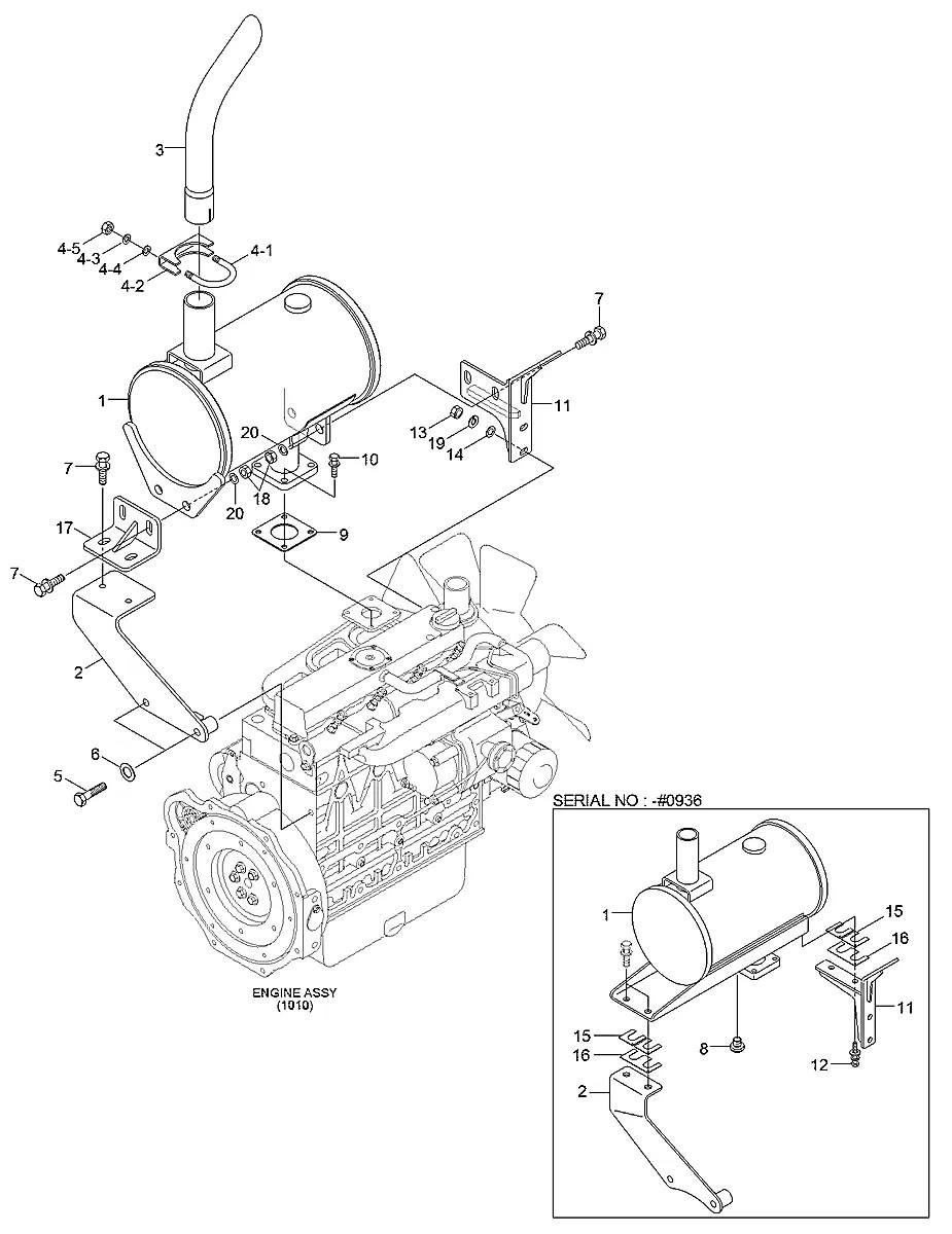 11S8-50014 Mini carregadeira Hyundai HSL650-7
