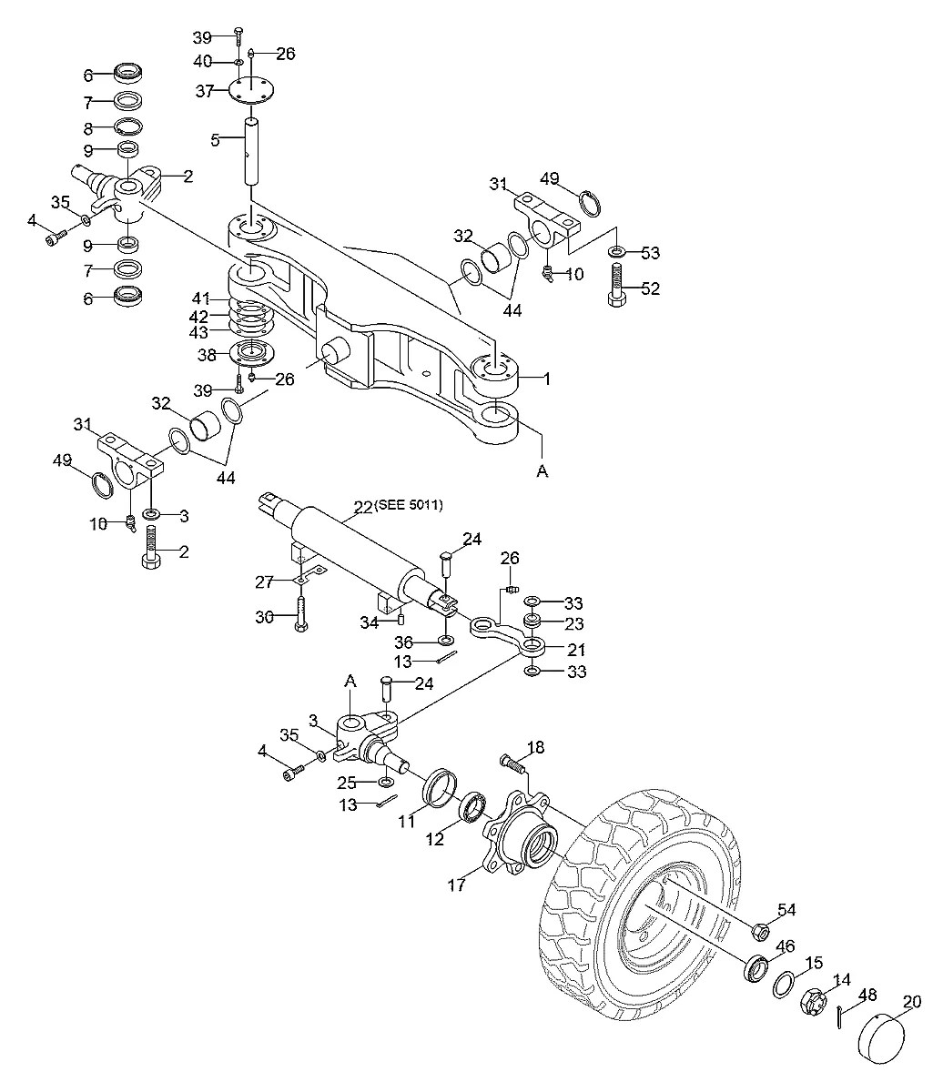 S602-056004 Empilhadeira Hyundai 30LF-7