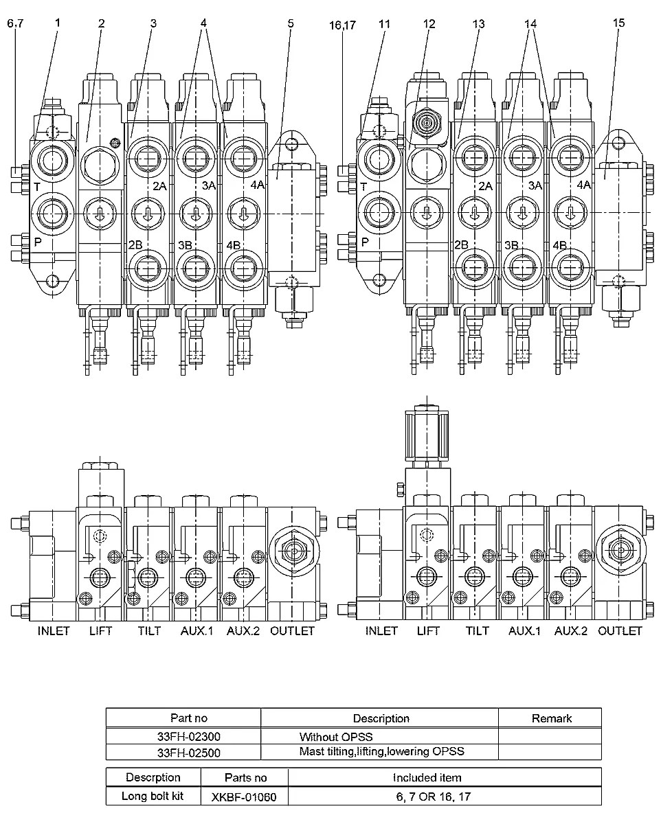 33FH-02300 Empilhadeira Hyundai 22-25-30-32B-7