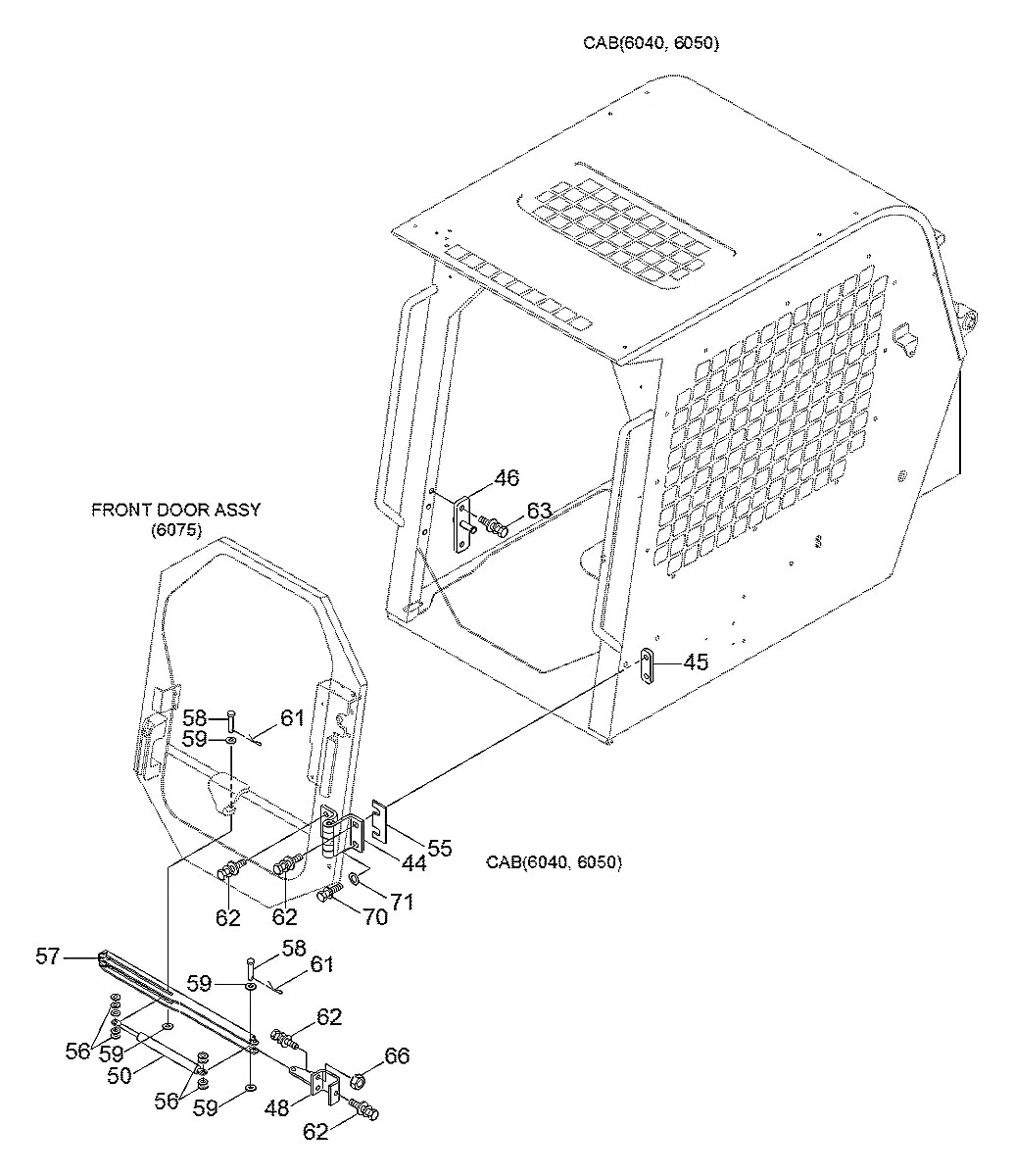 71L7-01681 Mini carregadeira Hyundai HSL850-7A