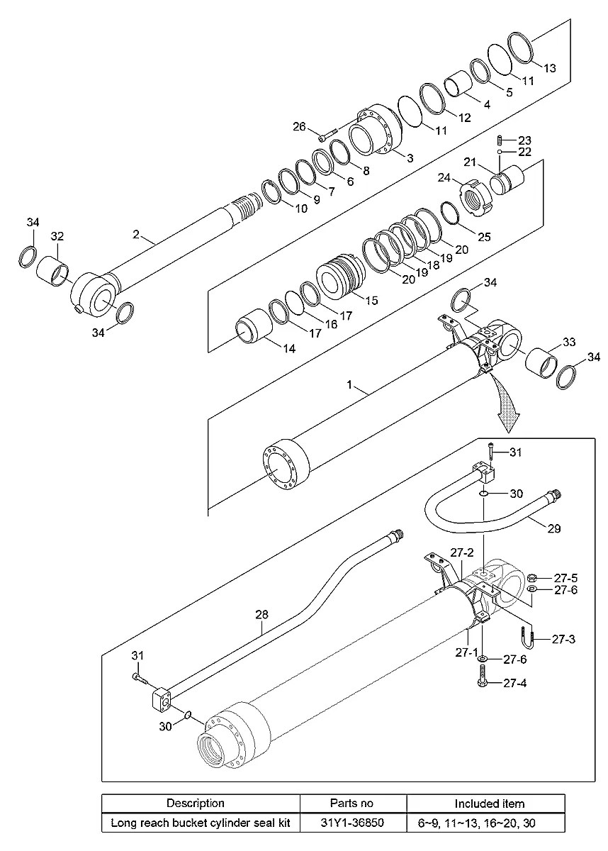 Y310-100200 Escavadeira de esteiras Hyundai R300LC-9A