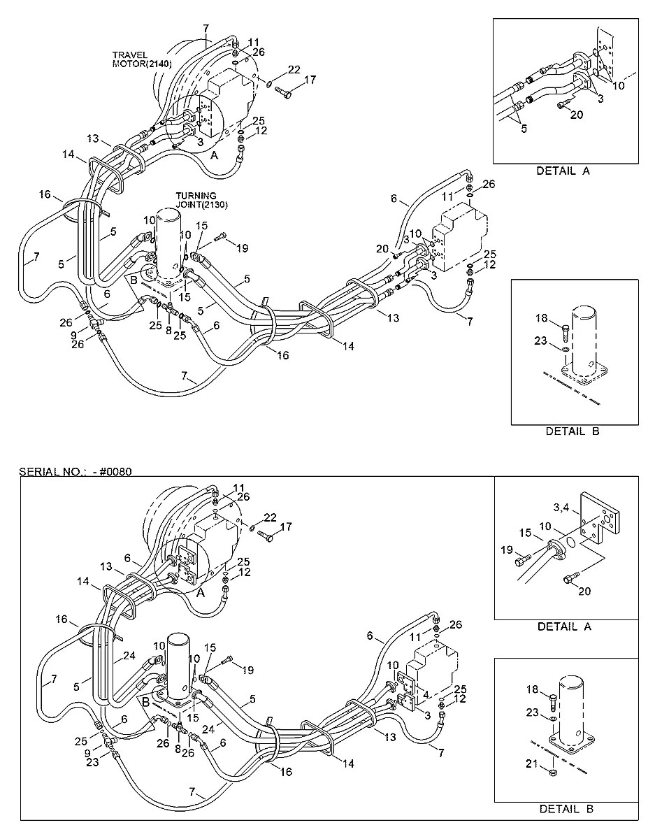 P660-167351 Escavadeira de esteiras Hyundai R360LC-3H