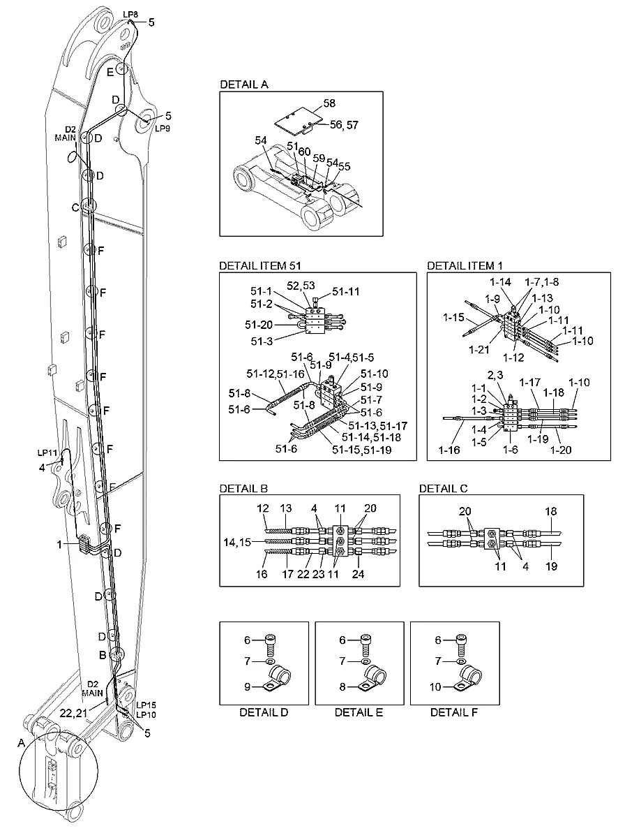 XKCE-00423 Escavadeira de esteiras Hyundai R800LC-7A