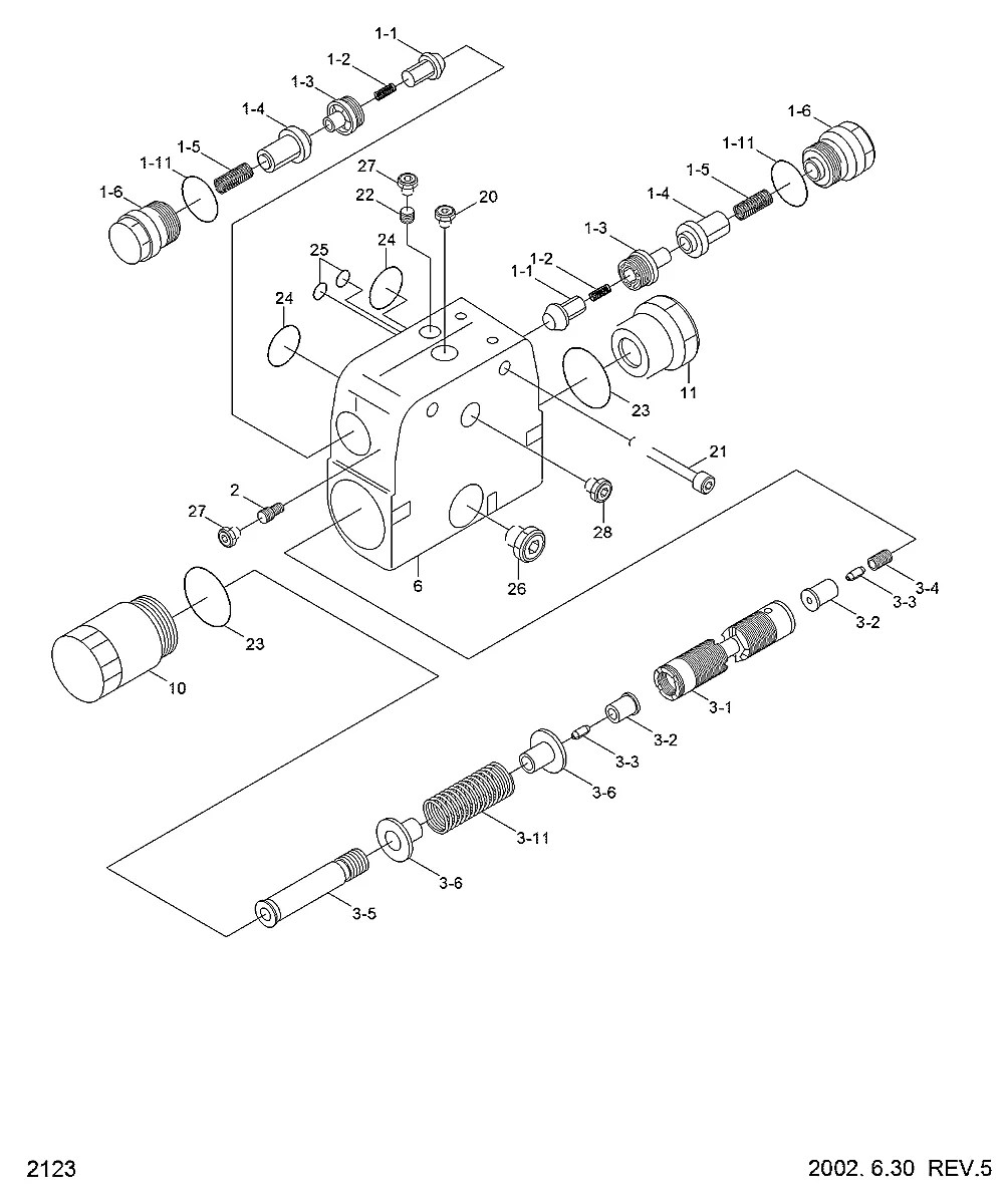 02049383 Escavadeira de rodas Hyundai R55W-3