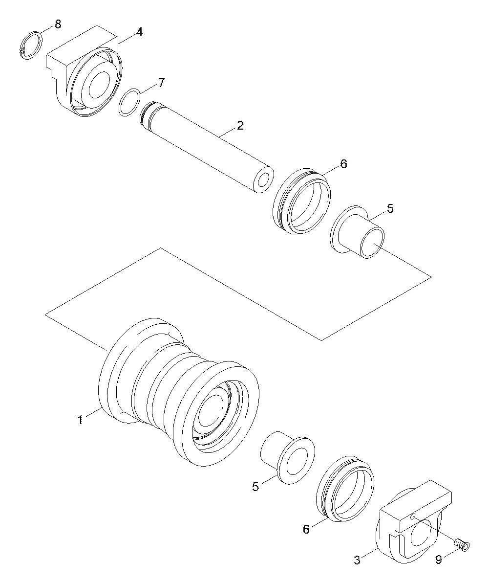 S601-030004 Escavadeira de esteiras Hyundai R55-9