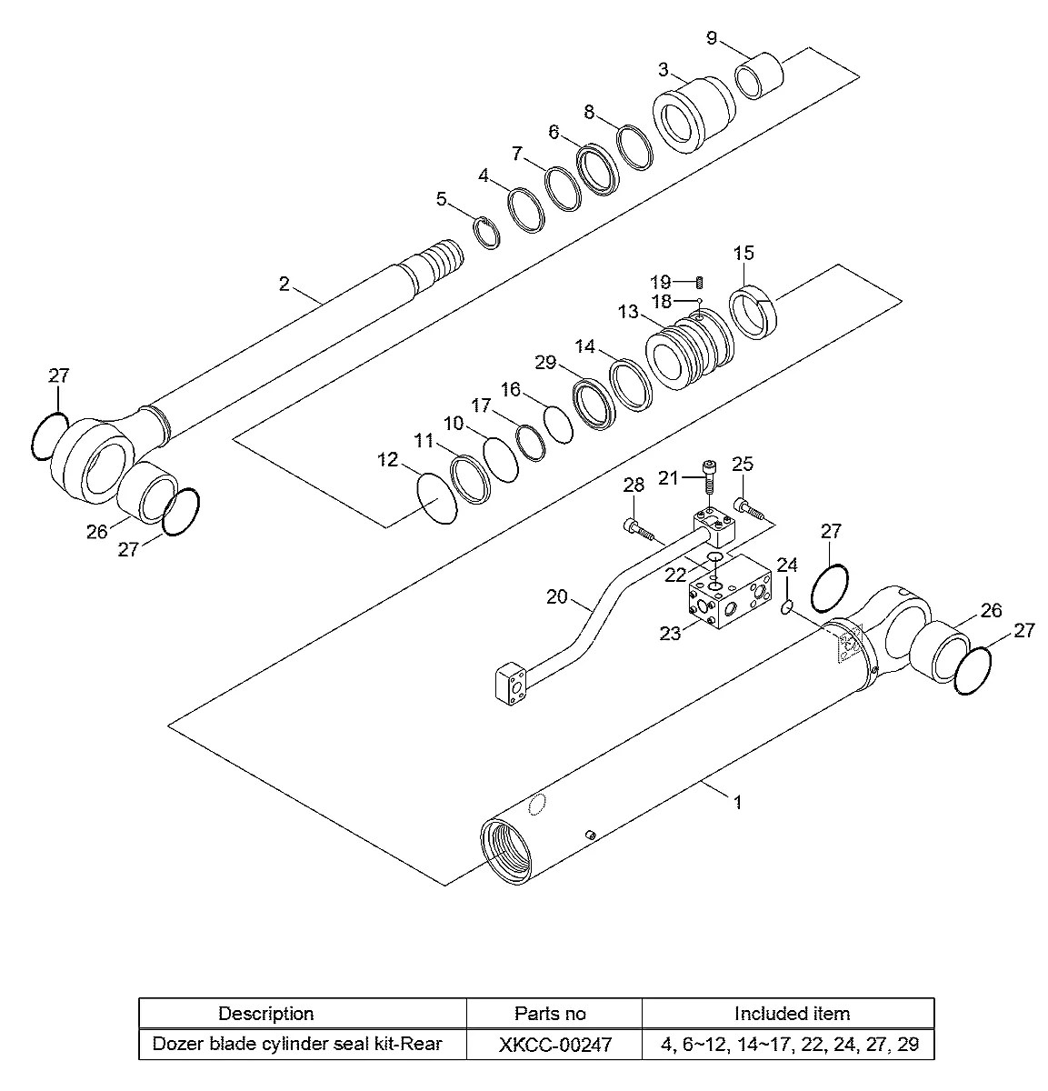 61Q6-05530 Escavadeira de esteiras Hyundai RB140LC-9S